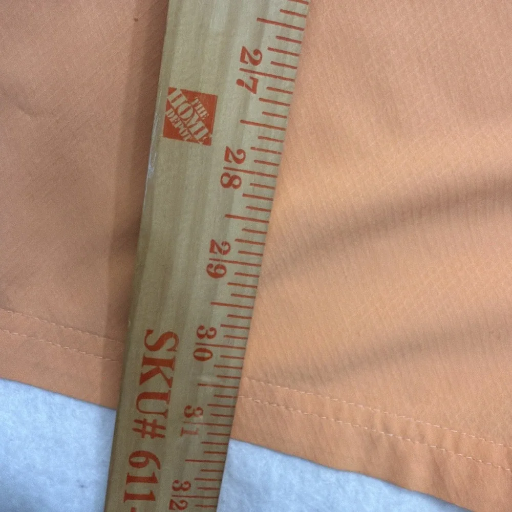 Columbia PFG Outdoor Vented Omni Shade Button Up Shirt Pockets Orange Mens XL - Picture 6 of 16